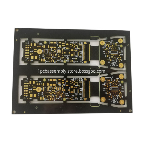Blue Solder Mask 6layers Rigid Flex PCB Board